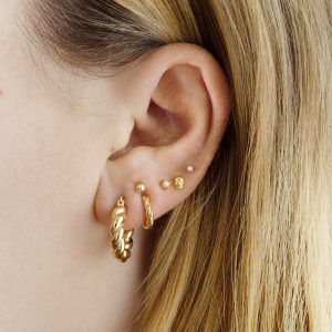 Alternative view of Small French Twist Hoop