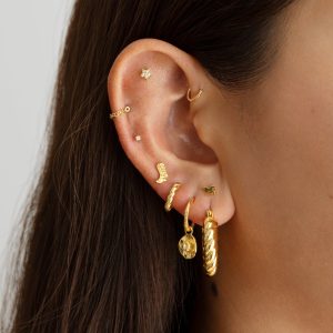Alternative view of Medium French Twist Hoop