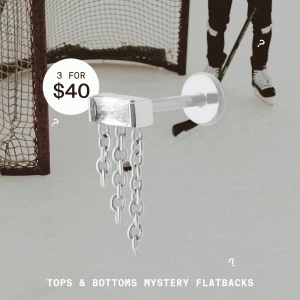 Alternative view of Tops & Bottoms Mystery Flatback Set