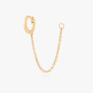 Micro Slim Chain Huggie