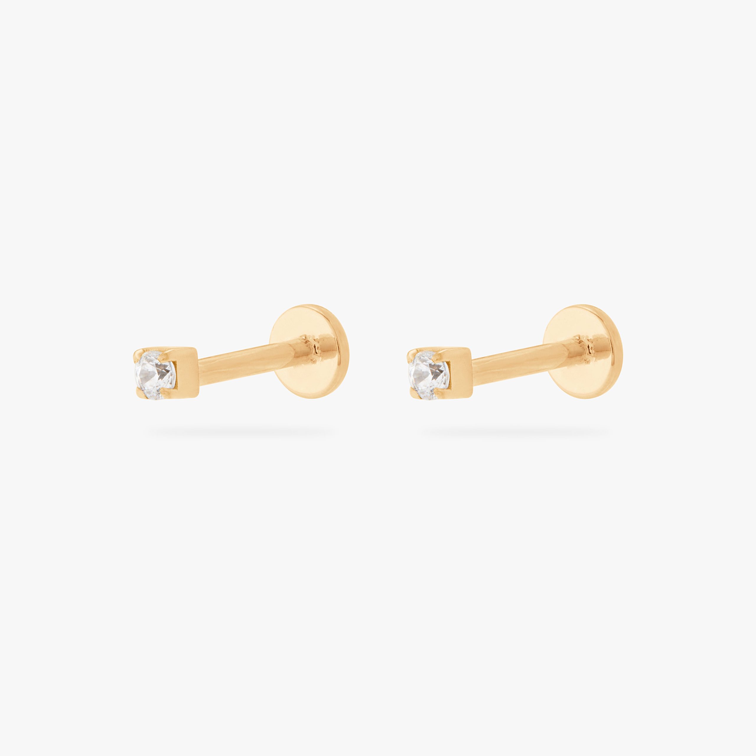 Mini CZ Flatback Stud - Image 6