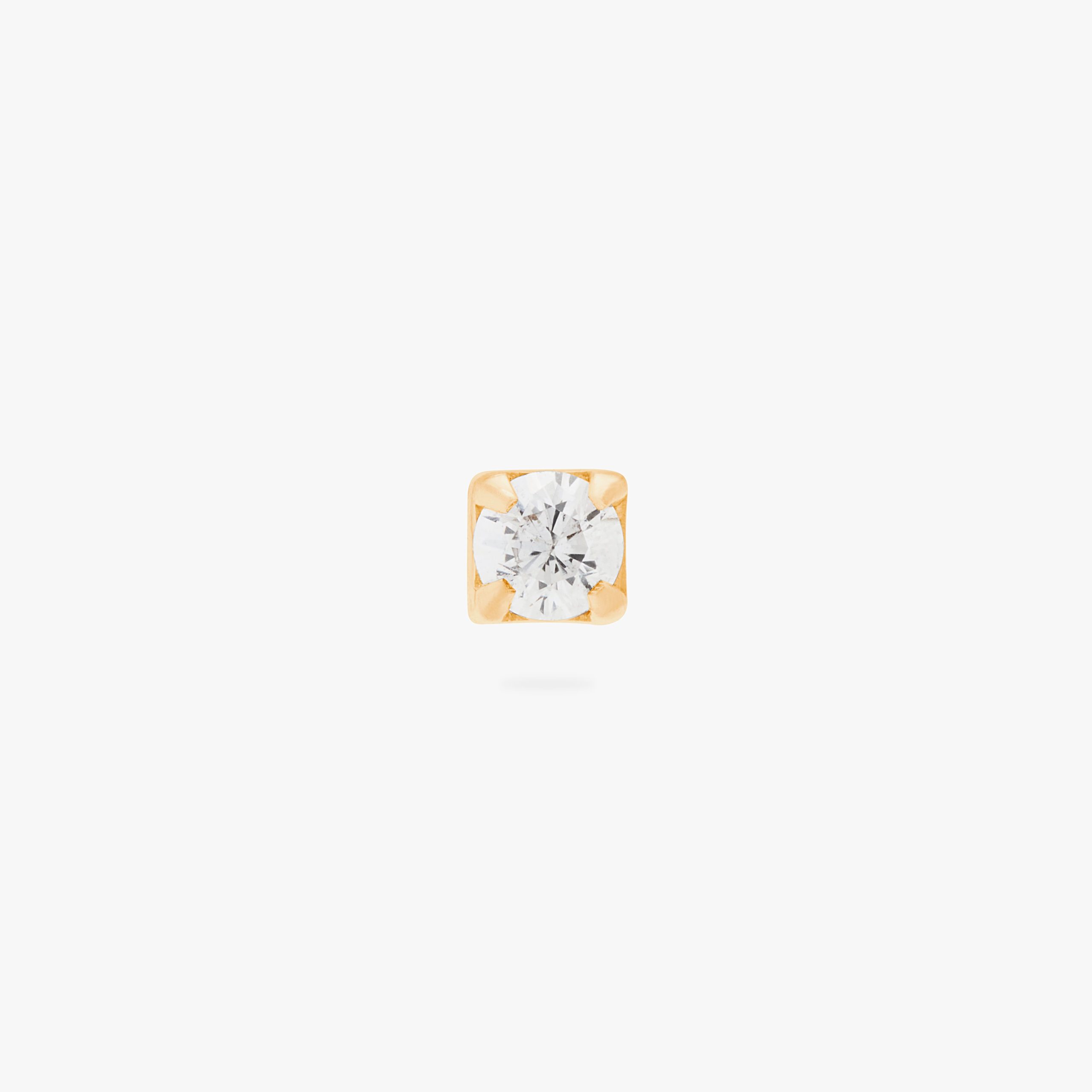 Mini CZ Flatback Stud - Image 4
