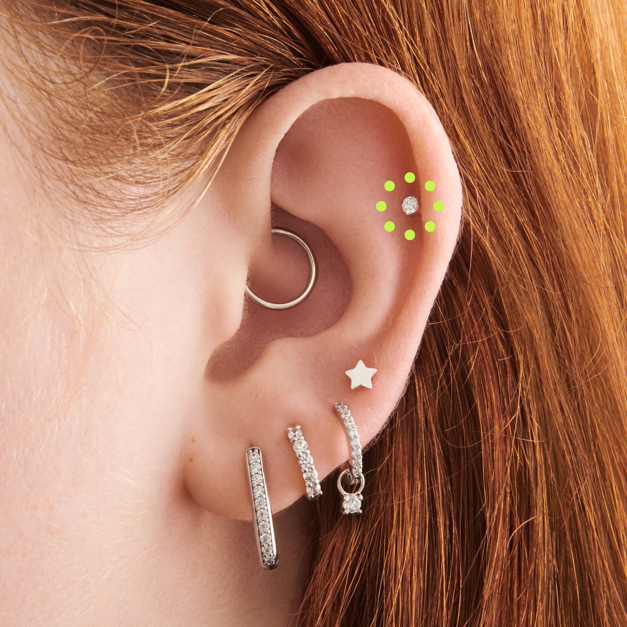 Mini CZ Flatback Stud - Image 8