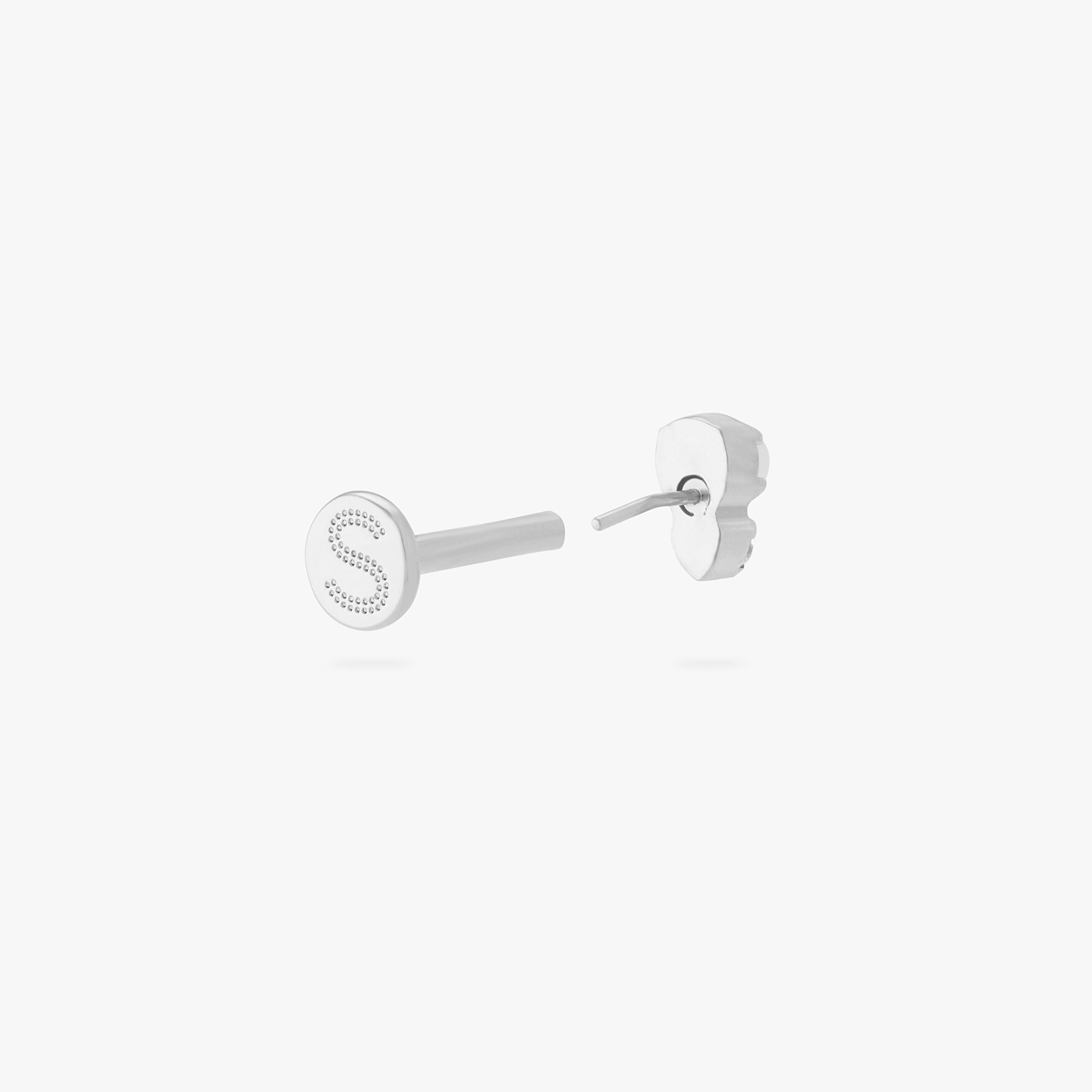 Stacked CZ Pearl Flatback Stud - Image 11