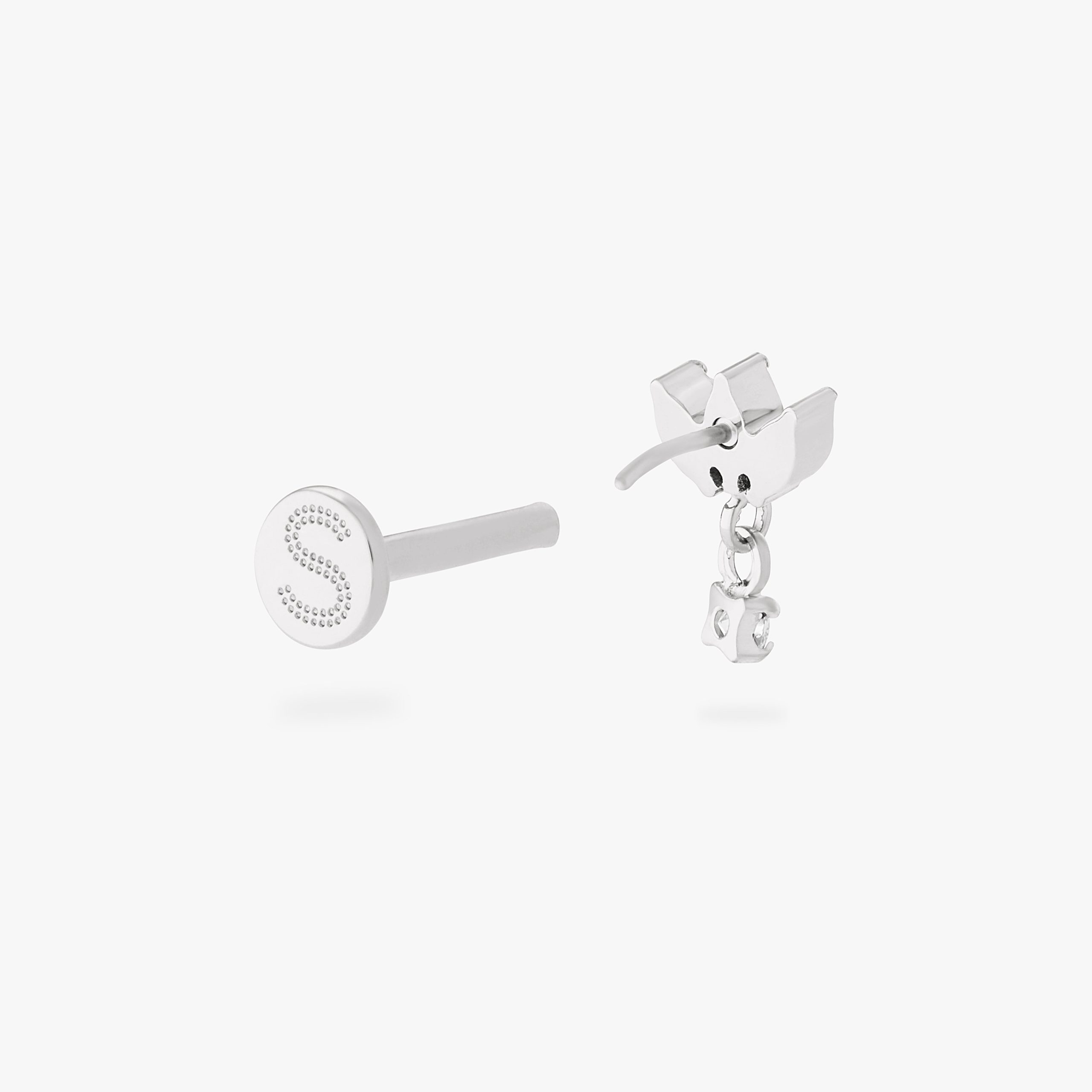 Micro Marquise Dangle Flatback Stud - Image 11
