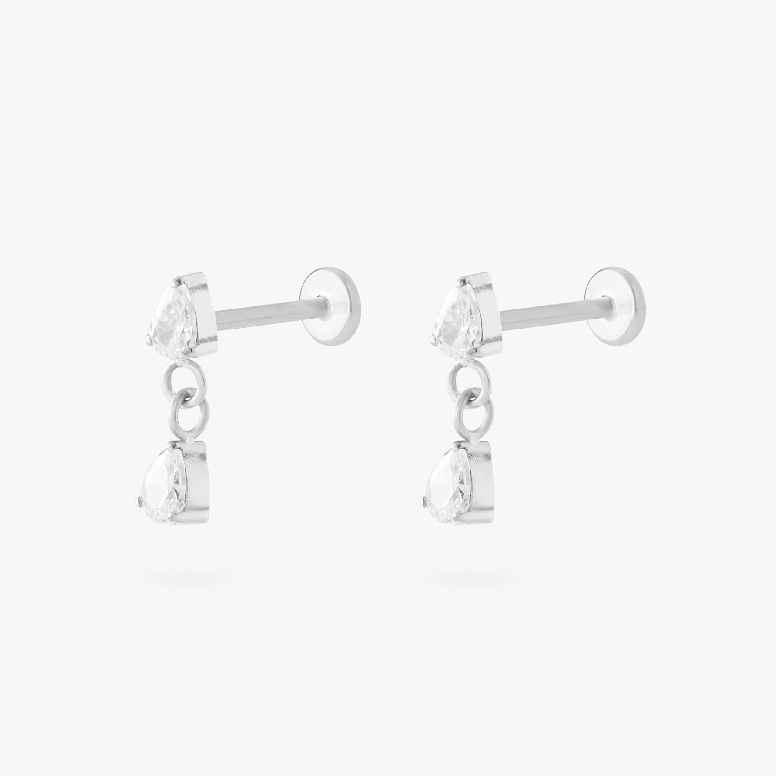 Pear Dangle Flatback Stud - Image 12