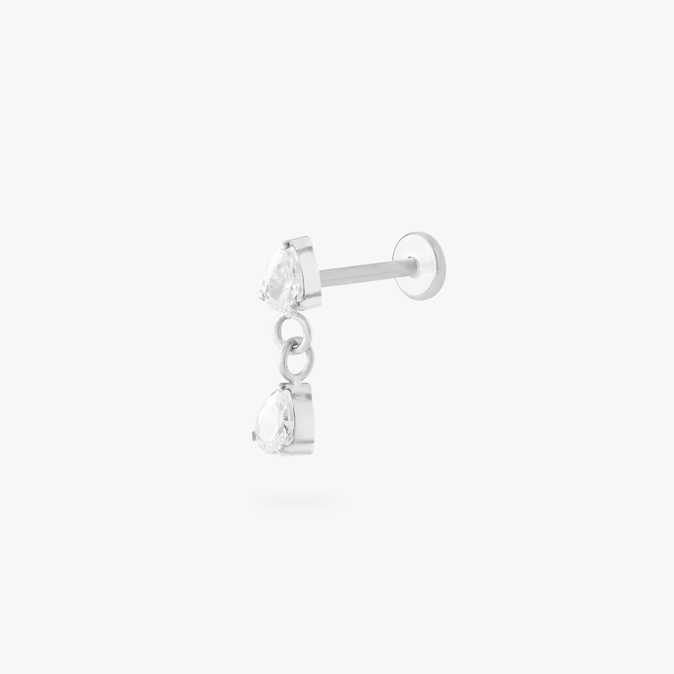 Pear Dangle Flatback Stud - Image 7