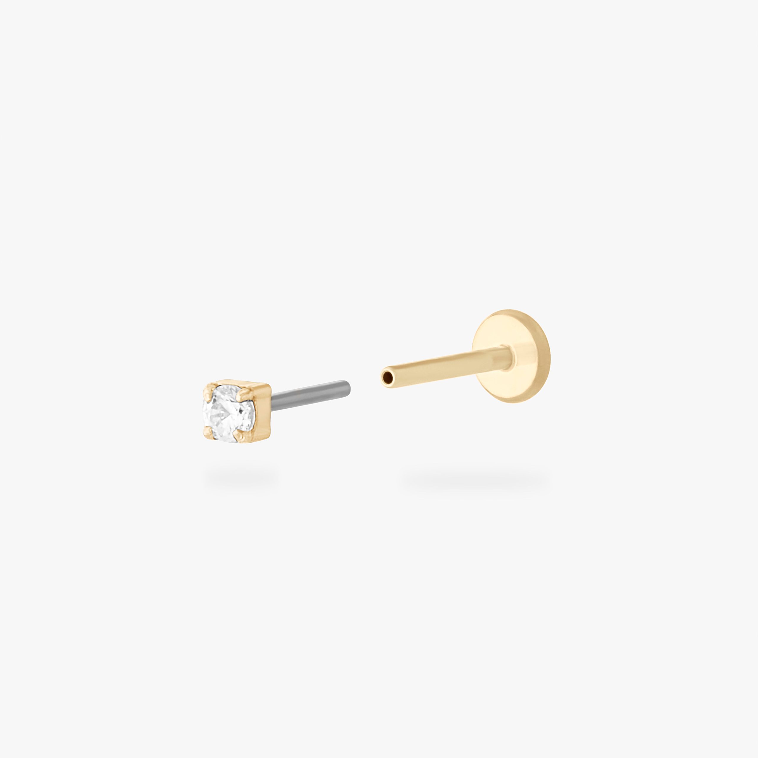 Micro CZ Flatback Stud - Image 2