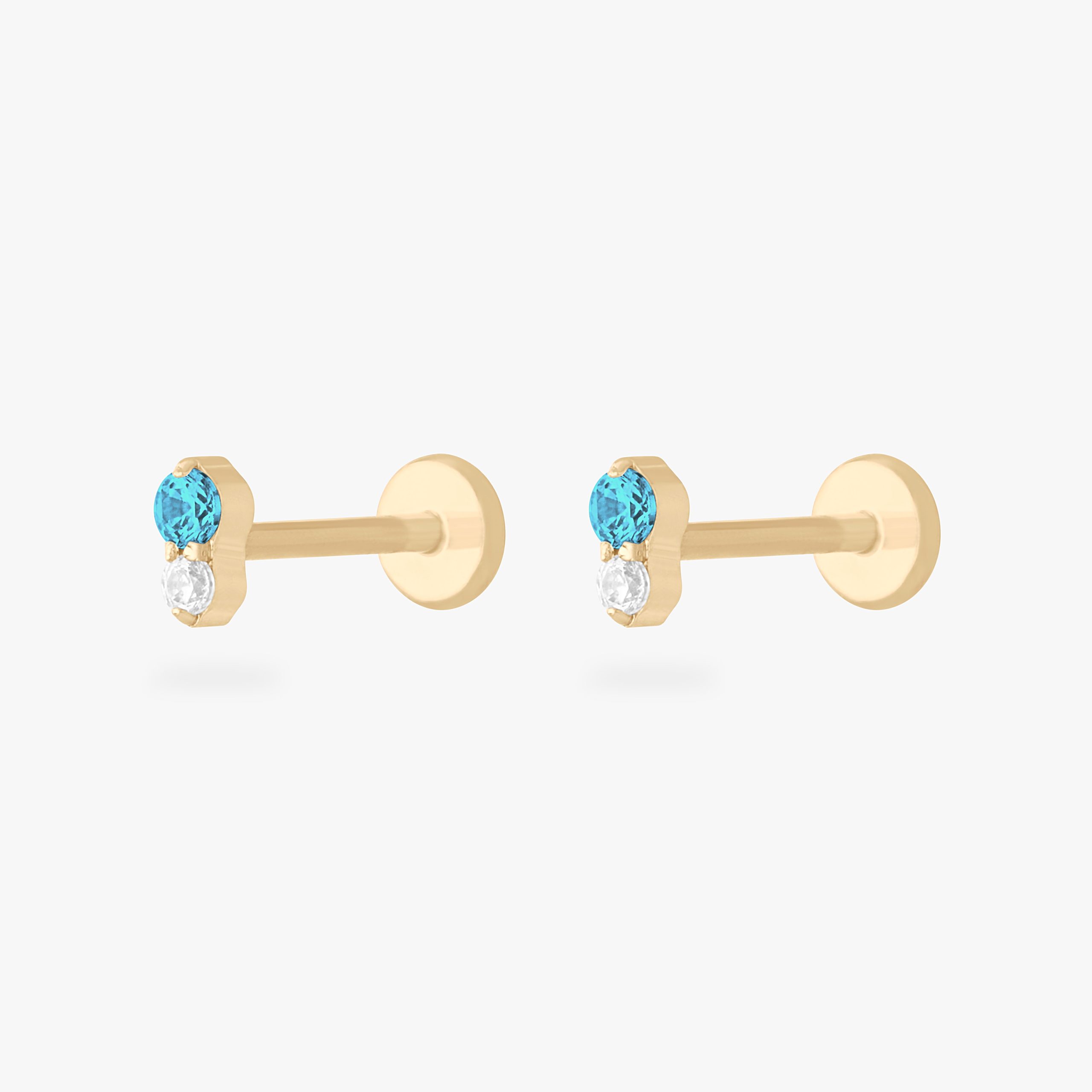 Stacked CZ Flatback Stud - Image 19