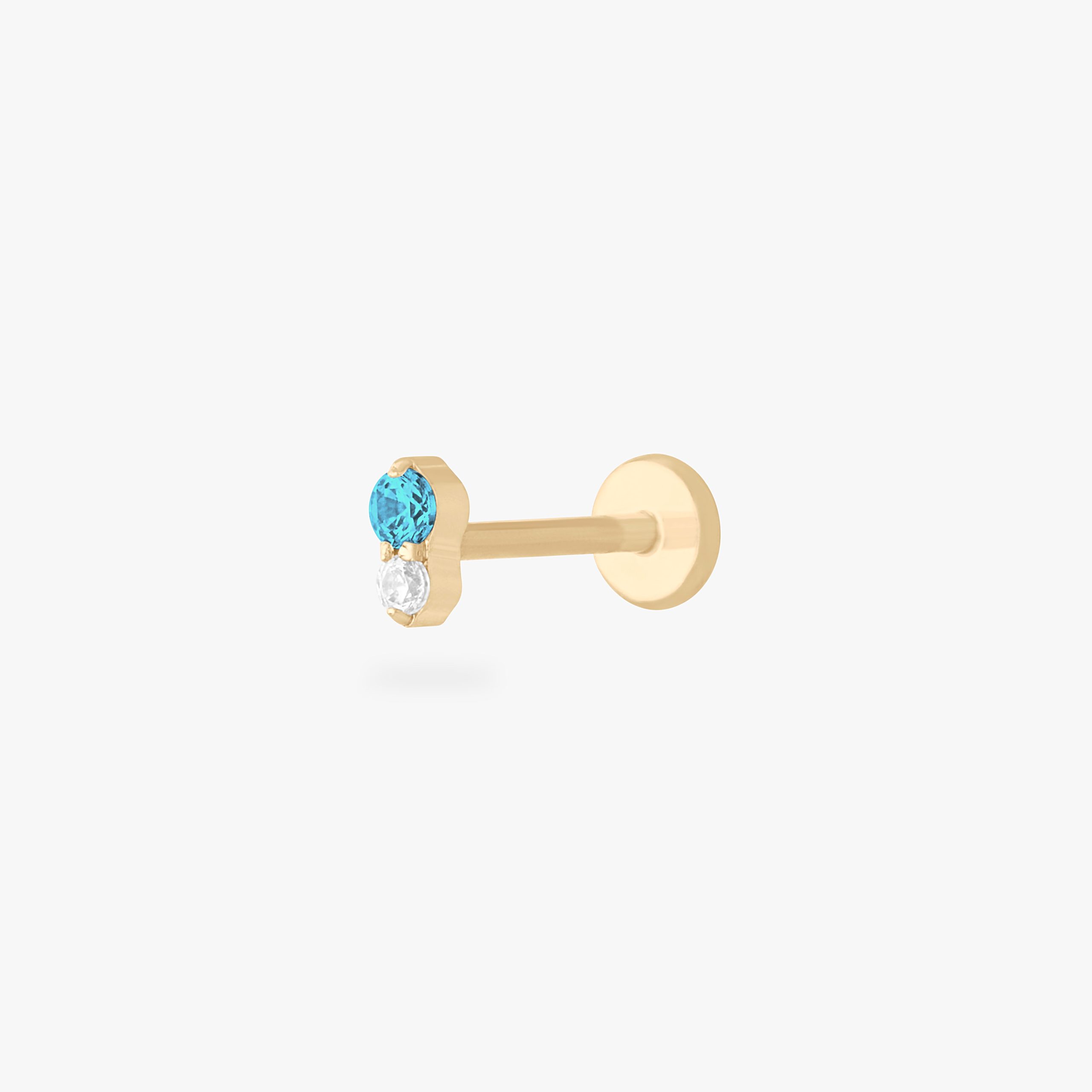 Stacked CZ Flatback Stud - Image 14
