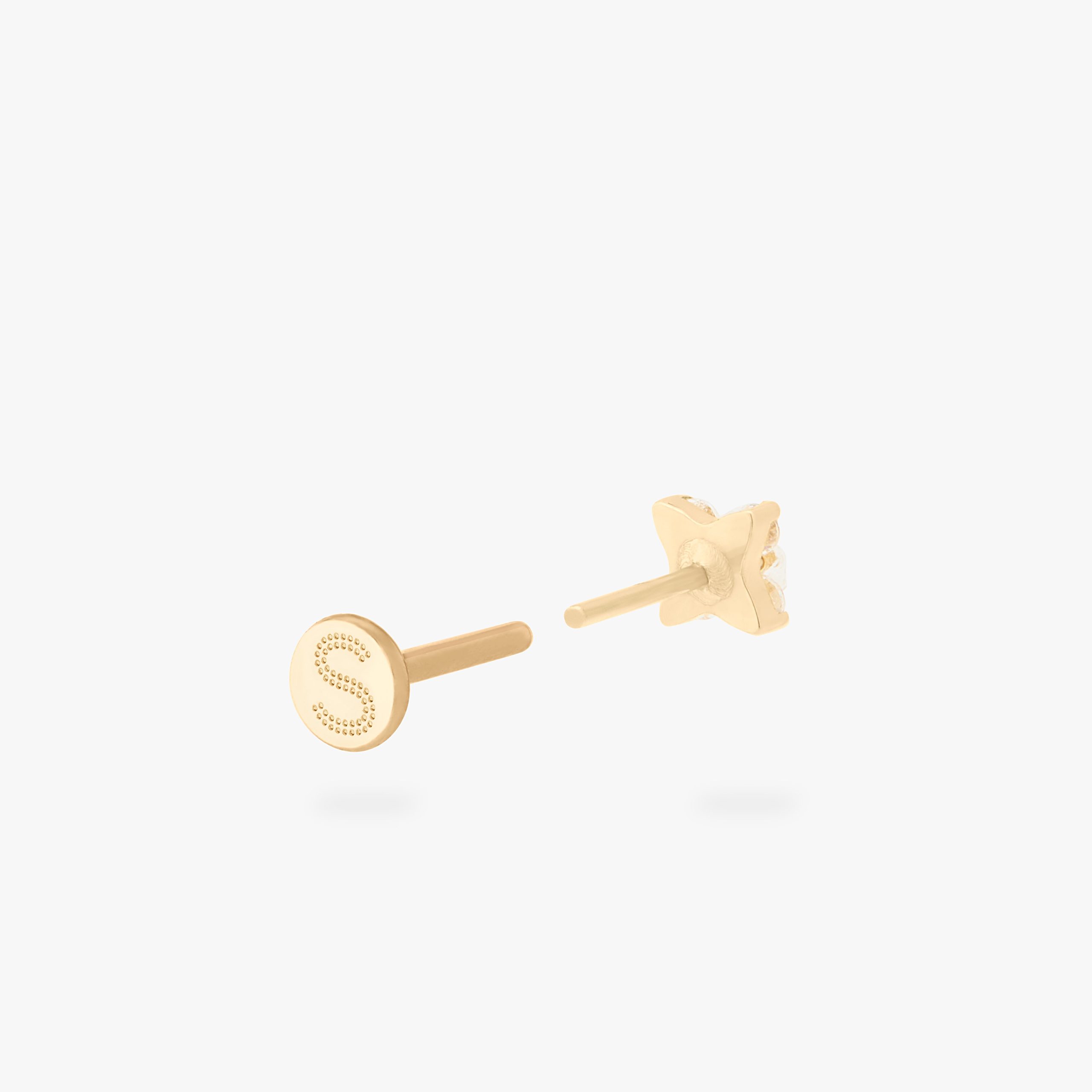 Pave X Flatback Stud - Image 4