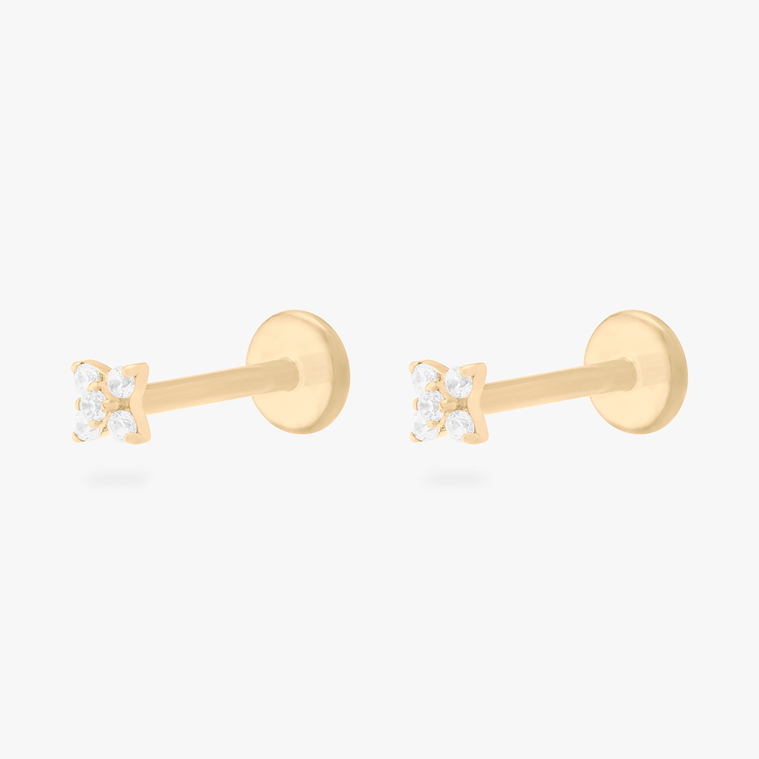 Pave X Flatback Stud - Image 6