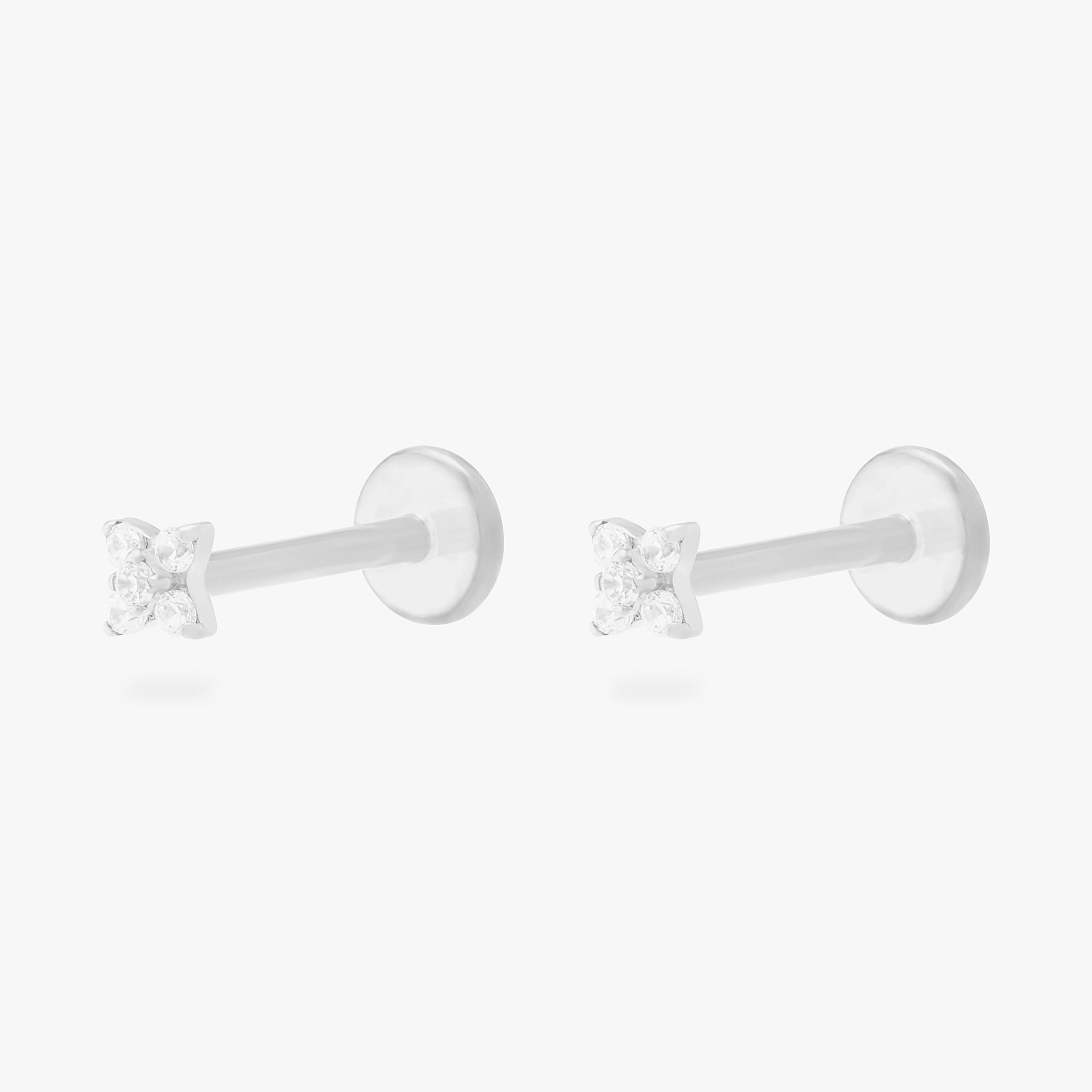 Pave X Flatback Stud - Image 12