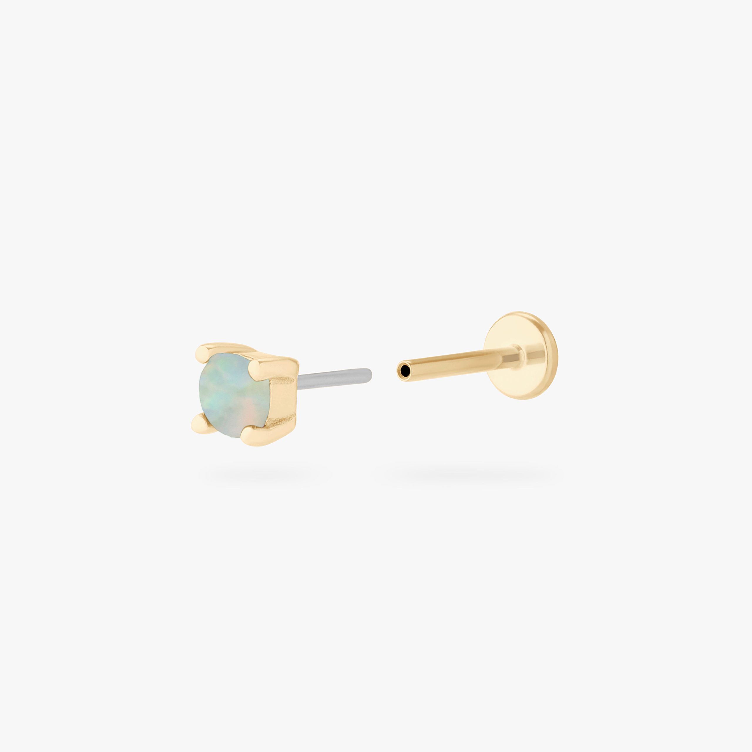 14K Opal Flatback - Image 3