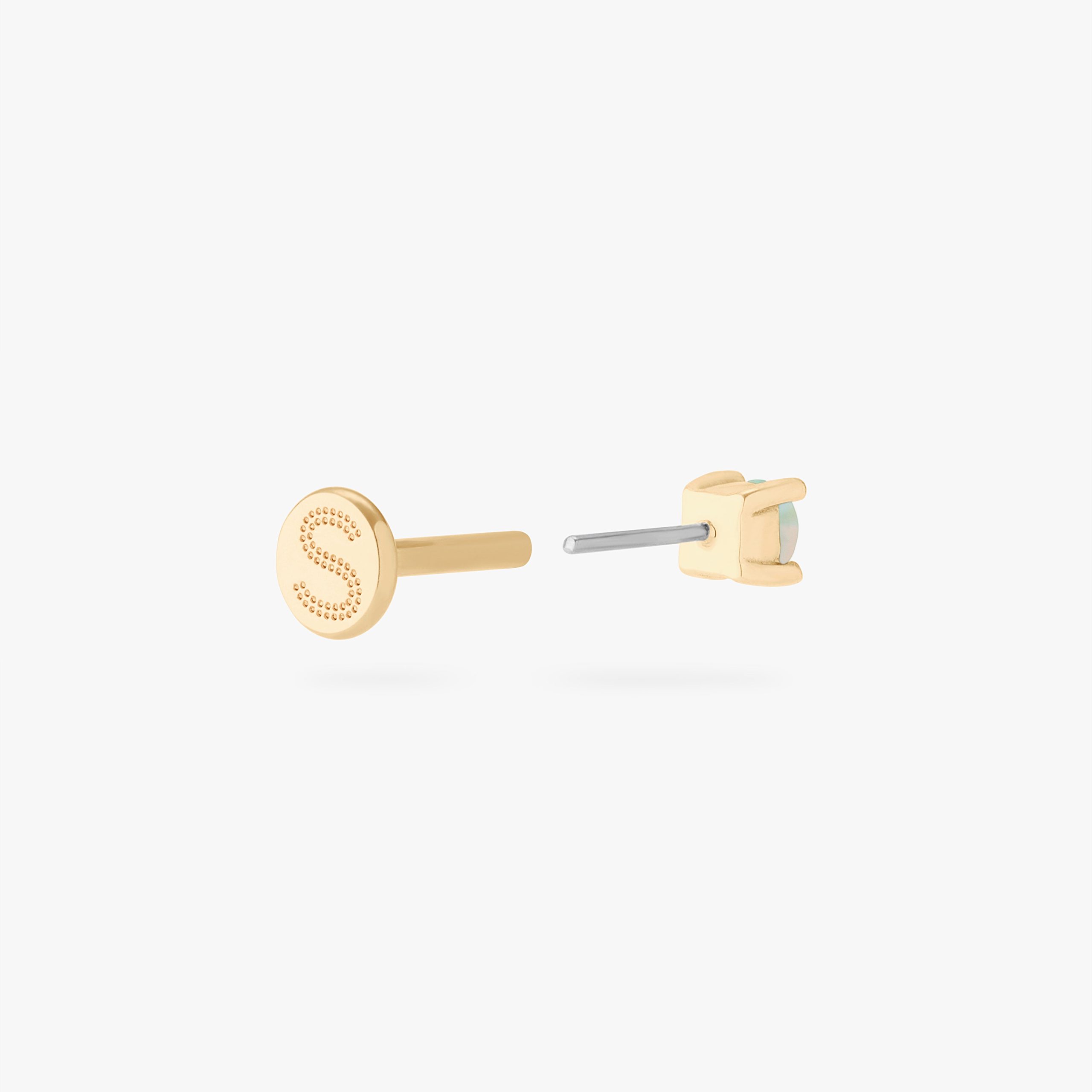 14K Opal Flatback - Image 4