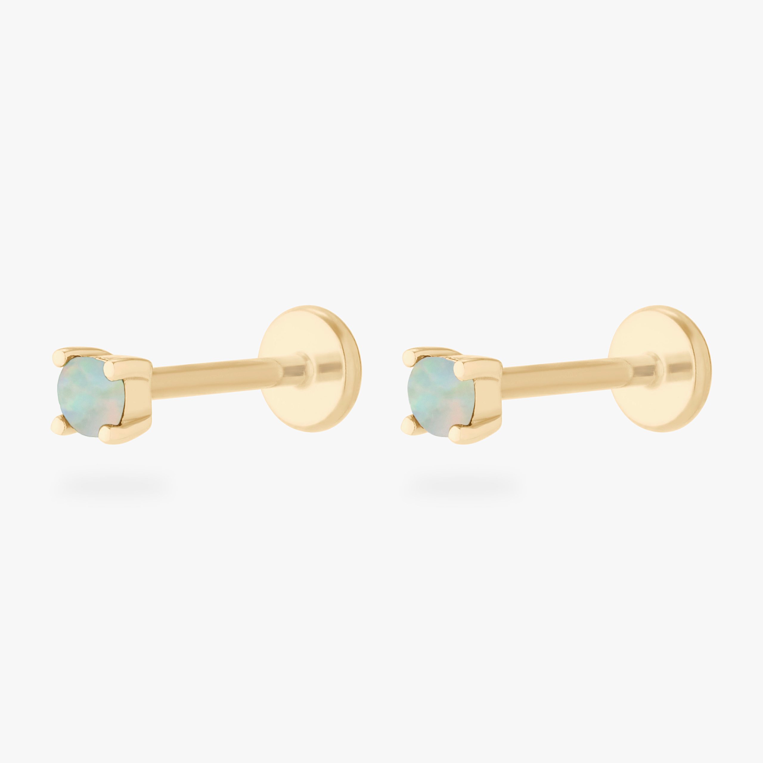 14K Opal Flatback - Image 6