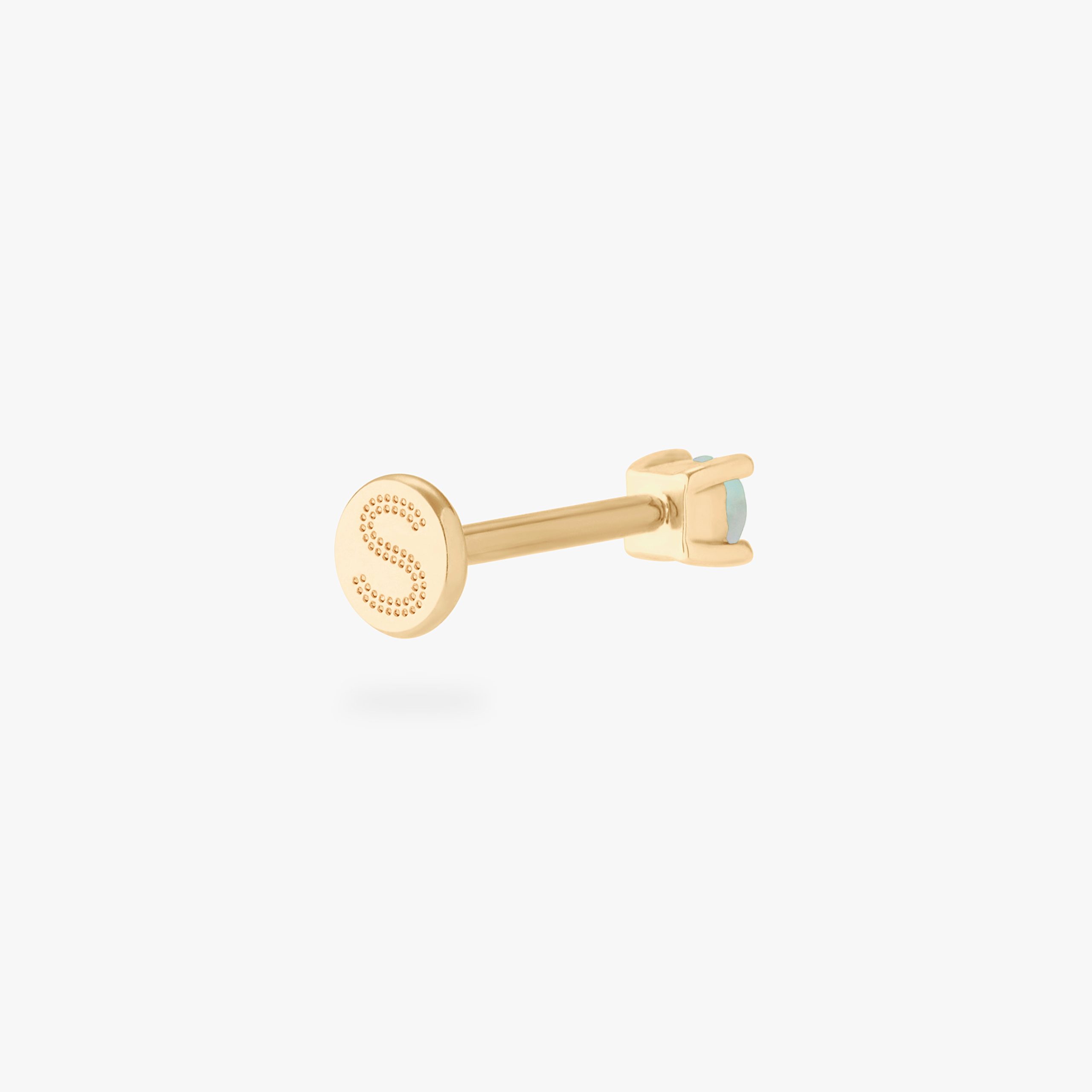 14K Opal Flatback - Image 5