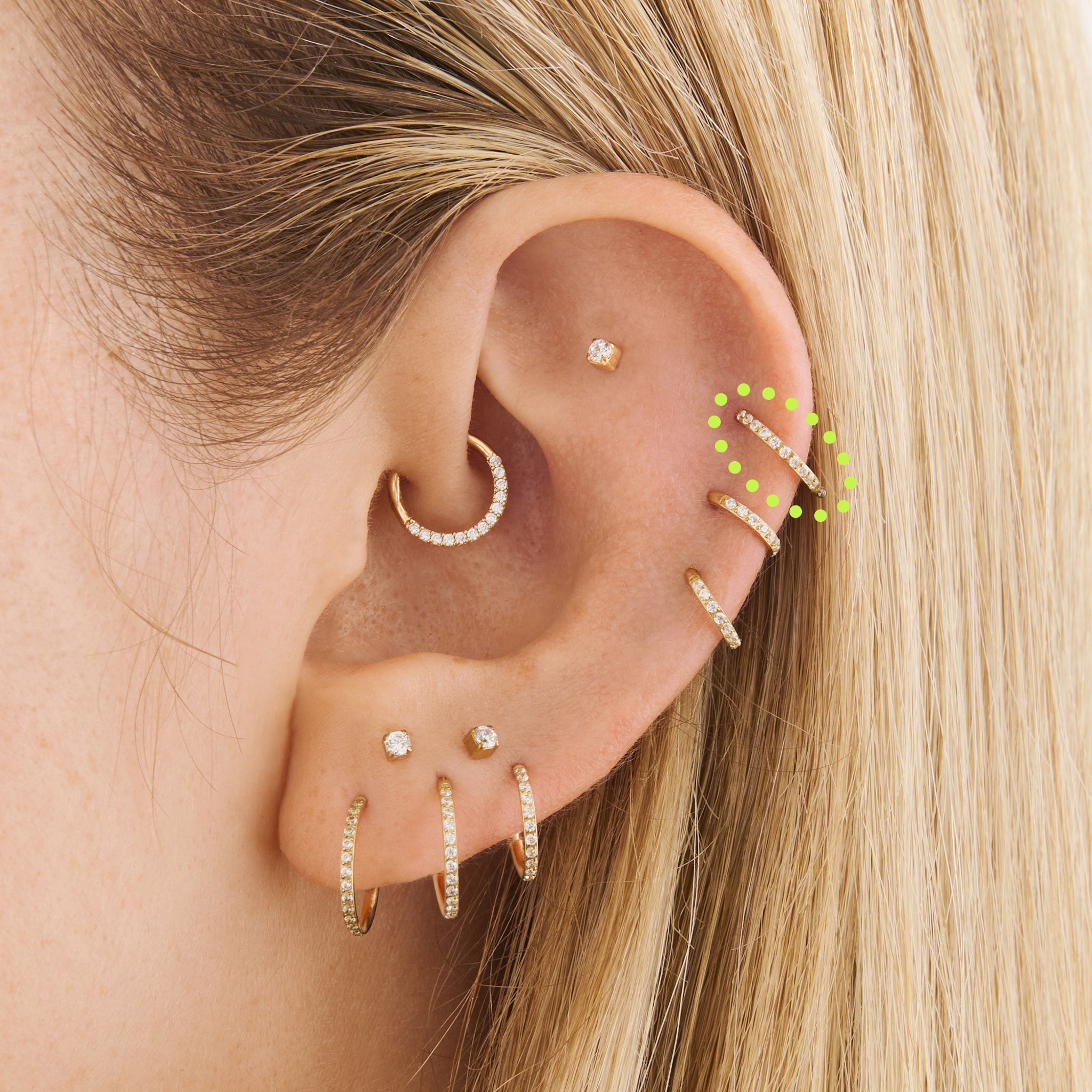 8mm Pave Clicker - Image 2