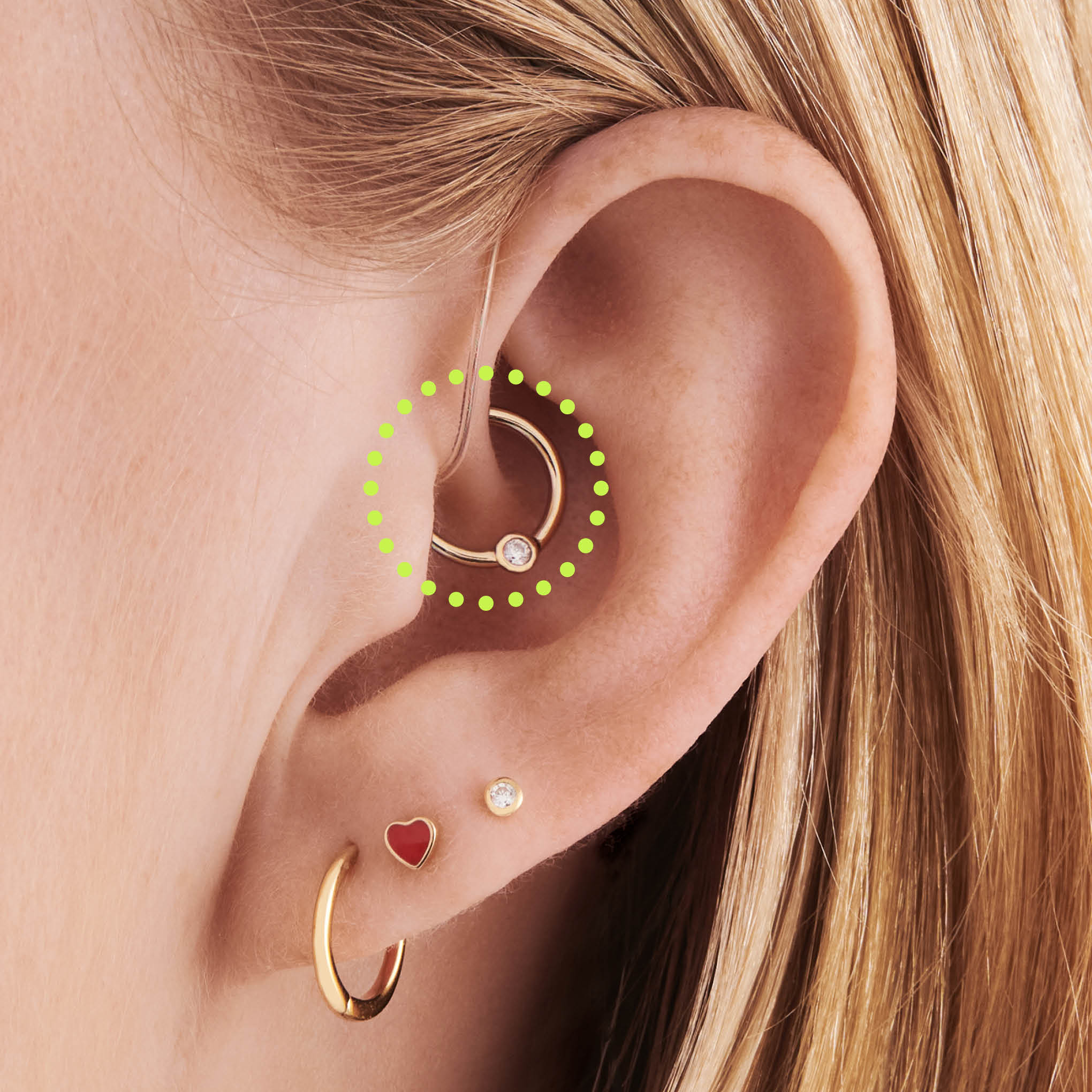 14K Bezel Clicker 8mm - Image 2