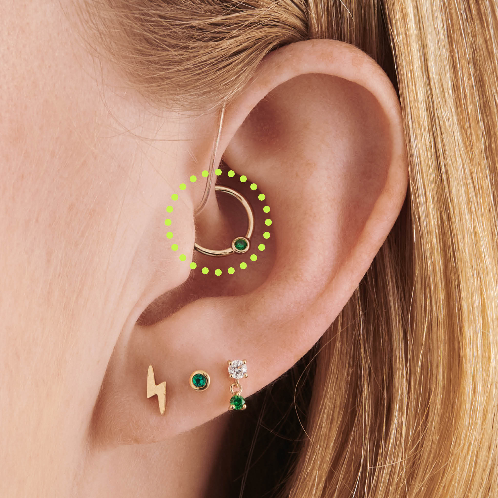 14K Bezel Clicker 8mm - Image 5