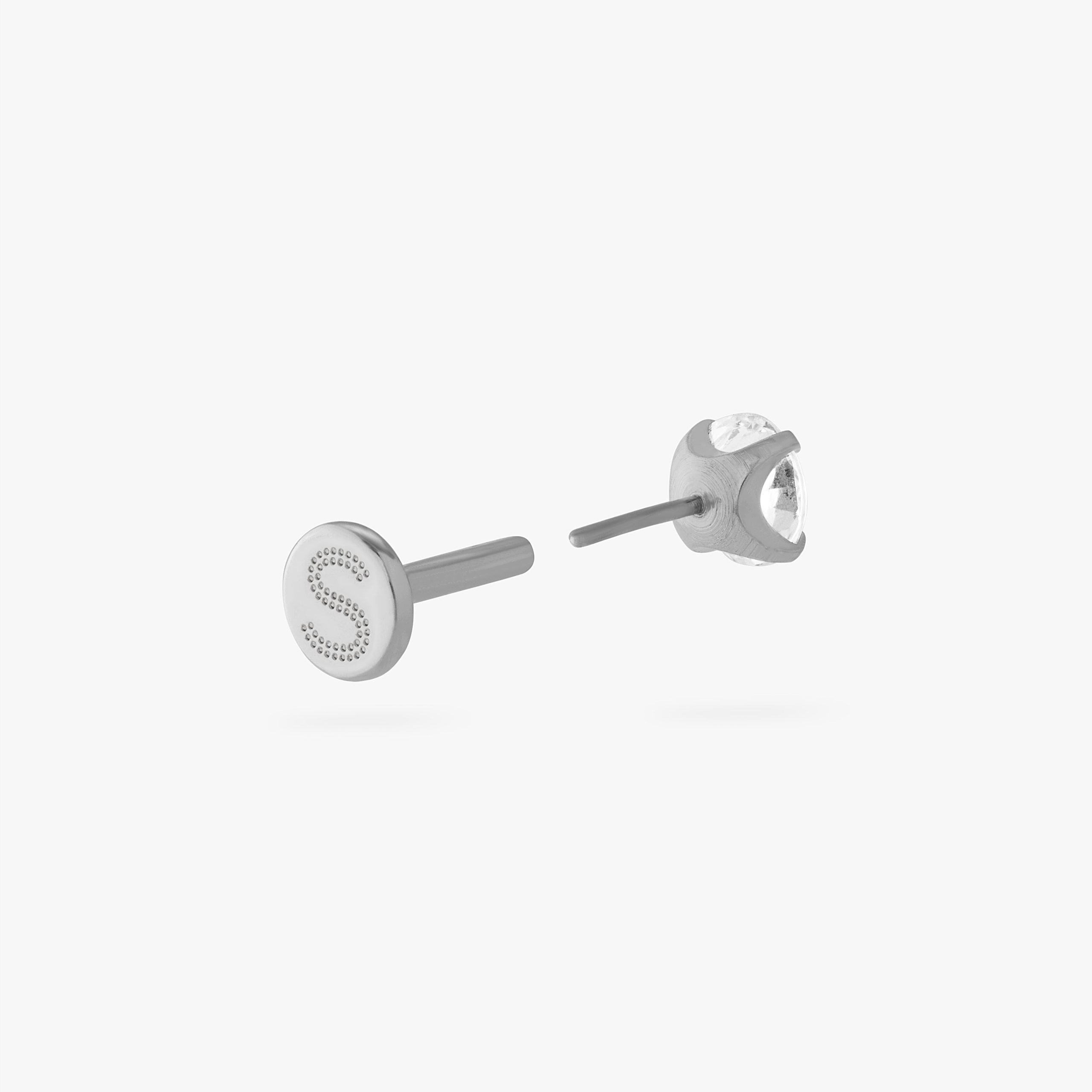 Titanium CZ Clear 4mm Flatback - Image 5
