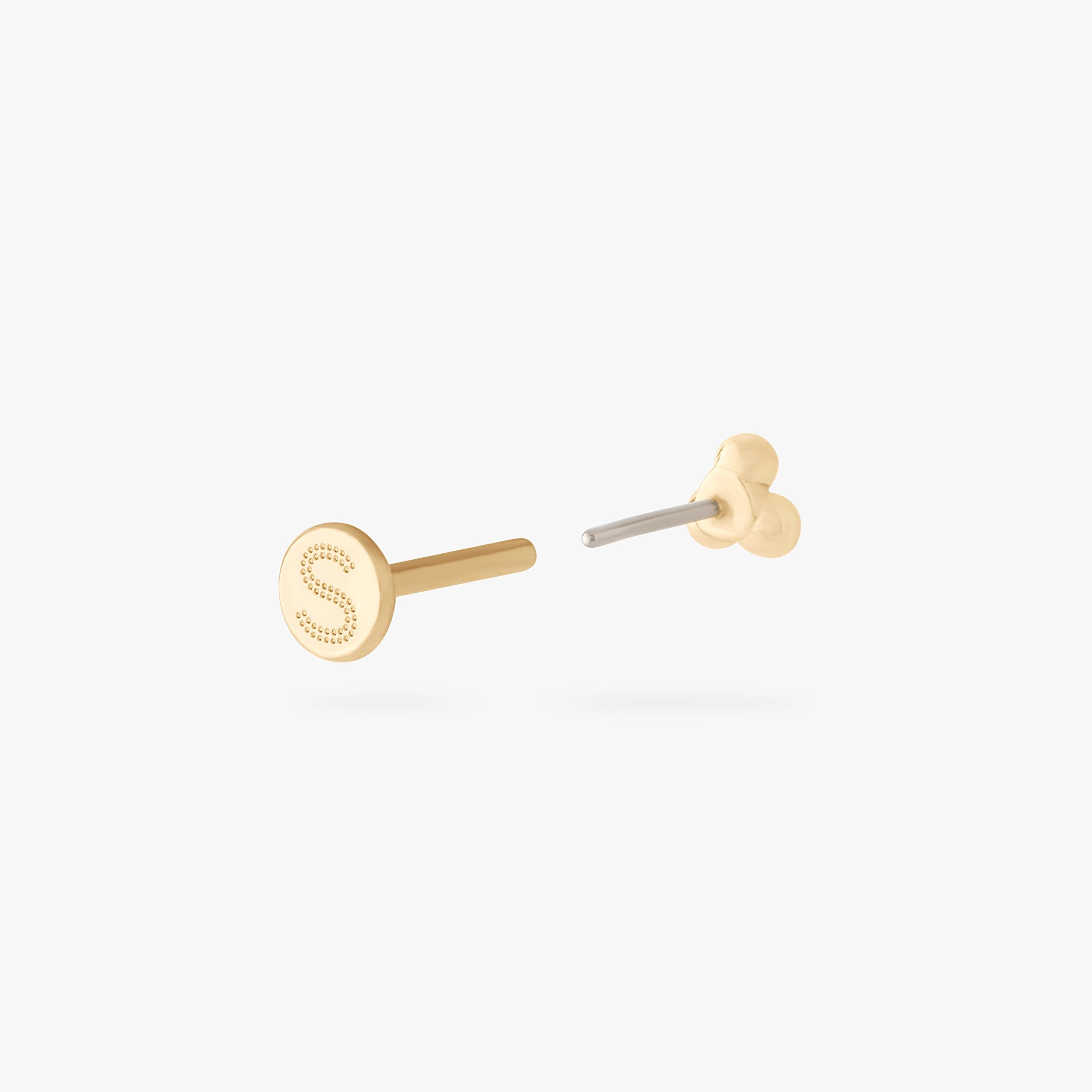 14K Trinity Ball Flatback - Image 4
