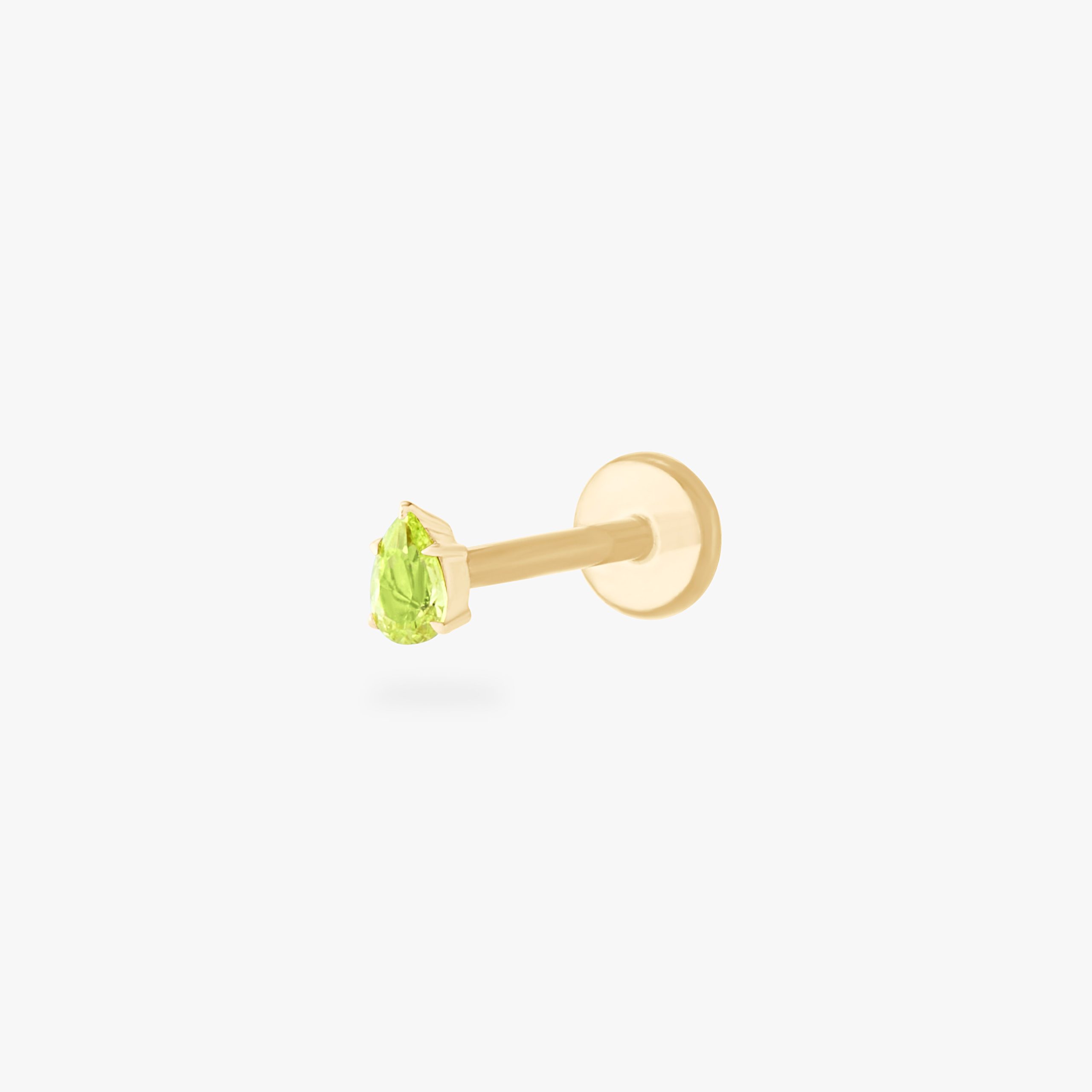 14K Pear Flatback - Image 23