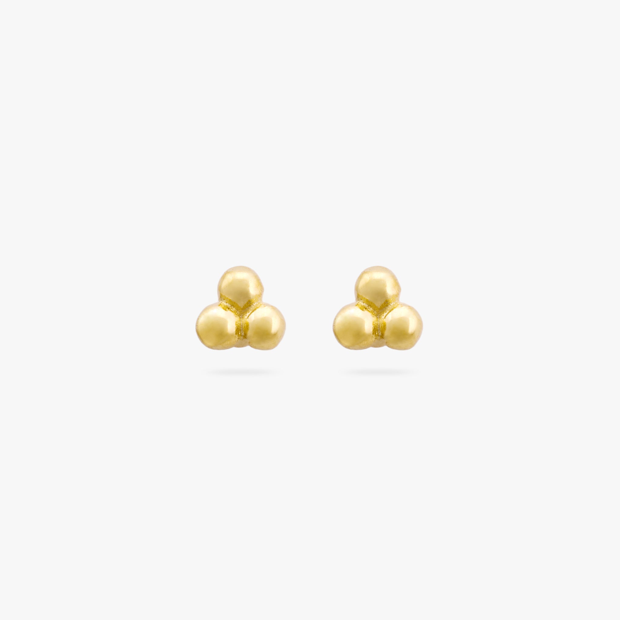 Beaded Triad Stud - Image 4