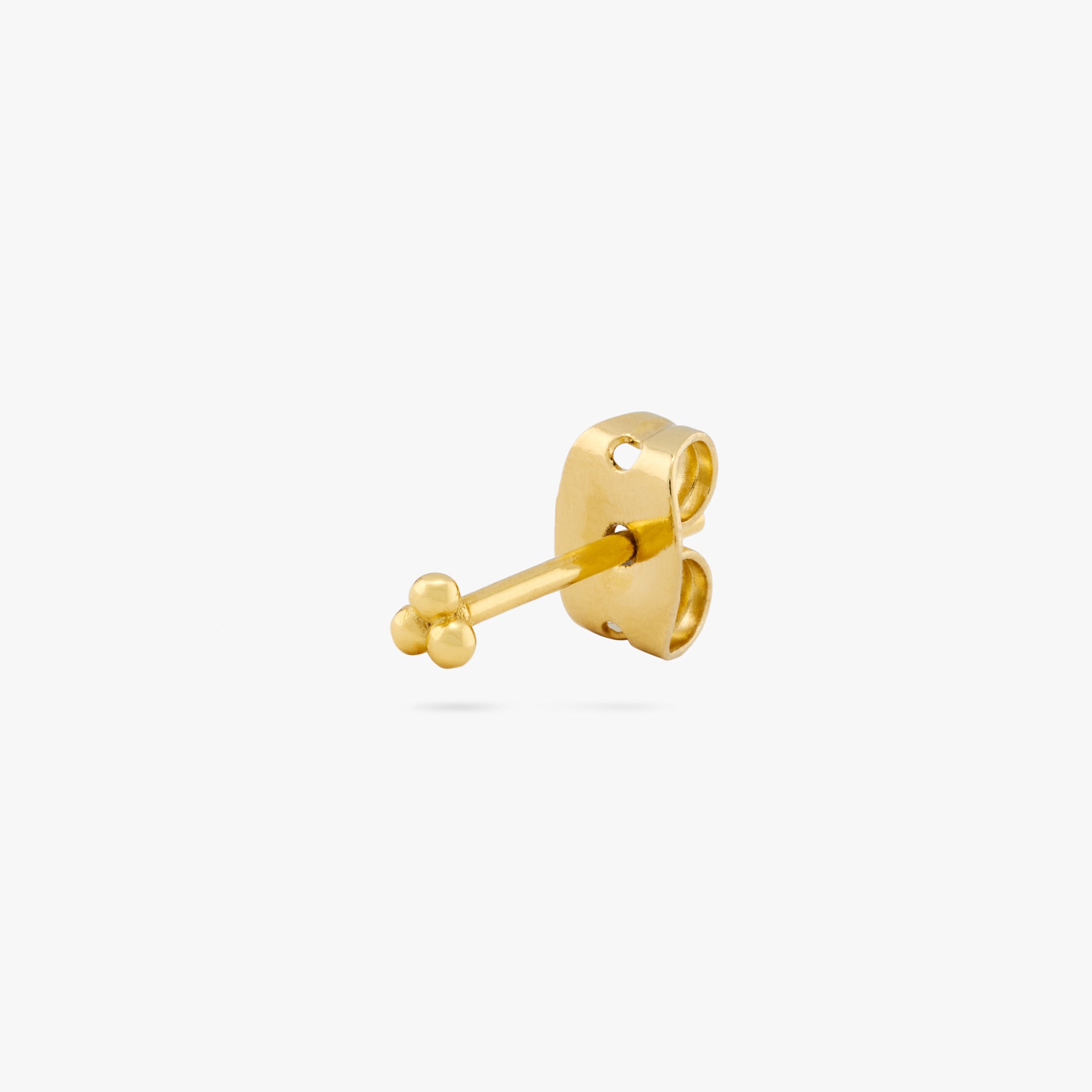 Beaded Triad Stud - Image 3