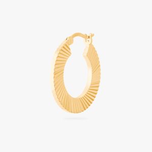 Fluted Crescent Hoop