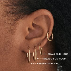 Alternative view of Small Slim Hoop